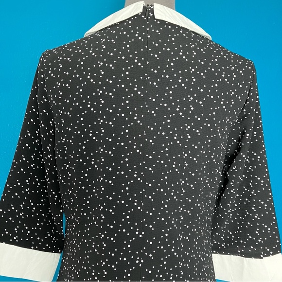 Sugarhill Boutique Make A Wish Mod 60s Tunic Midi Dress w/ Sleeves & Collar UK 8 - Picture 9 of 14